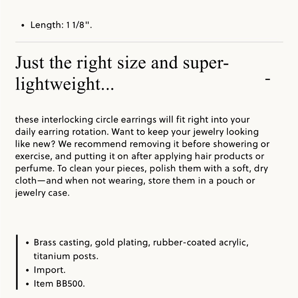 J. Crew Acetate Interlocking Circle Stud Earrings. - image 2
